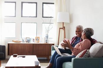 Don't Skip These 3 Steps Before You Claim Social Security: https://g.foolcdn.com/editorial/images/700470/getty-images-retired-couple-on-couch-financial-planning-session.jpeg