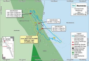 Positive Metallurgical Sighter Test Work – Ironclad Gold Deposit: https://www.irw-press.at/prcom/images/messages/2025/81715/NeoMetals_061125_PRCOM.004.jpeg
