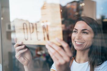 Stock Market Sell-Off: 1 Growth Stock to Buy, and 1 to Sell: https://g.foolcdn.com/editorial/images/724768/a-very-happy-business-owner-hanging-an-open-sign-in-their-shop-window.jpg