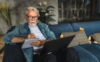 More Than 90% of Seniors Should Do This to Maximize Their Social Security Benefit. Only 10% Pull It Off: https://g.foolcdn.com/editorial/images/768636/senior-holding-laptop-and-writing-note-in-notebook.jpg
