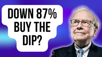 1 Warren Buffett Stock Down 87% You'll Regret Not Buying on the Dip: https://g.foolcdn.com/editorial/images/746776/down-87-buy-the-dip.png