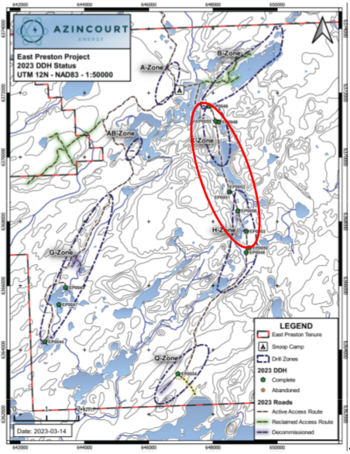 Azincourt Energy to Drill Test Clay Alteration at the East Preston Uranium Project: https://www.irw-press.at/prcom/images/messages/2024/73370/Azincourt_250124_PRCOM.002.png