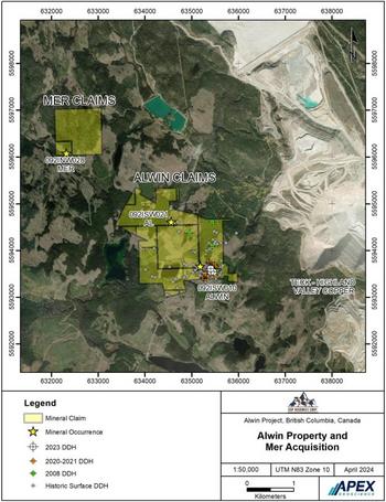 GSP Resource schließt Vertrag über den Erwerb von weiteren 185 Hektar an Claims, die an die Highland Valley-Kupfermine von Teck Resources angrenzen: https://www.irw-press.at/prcom/images/messages/2024/74264/GSPClaimPosition_DE-KB_PRcom.001.jpeg
