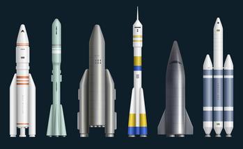 Guess How SpaceX Makes Most of Its Money: https://g.foolcdn.com/editorial/images/765774/row-of-rockets-of-various-shapes-and-sizes.jpg