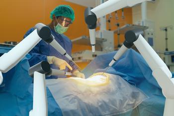 Intuitive Surgical Stock Has 20% Upside, According to 1 Wall Street Analyst. Is the Stock a Buy Near Its All-Time High?: https://g.foolcdn.com/editorial/images/771782/a-surgeon-looking-at-a-patient-on-the-operating-table-during-a-robotic-surgical-procedure.jpg