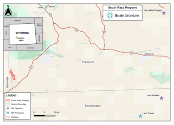 Basin Uranium Stakes Significant New Uranium Project in Wyoming: https://www.irw-press.at/prcom/images/messages/2023/72916/NCLR_051223_ENPRcom.001.png