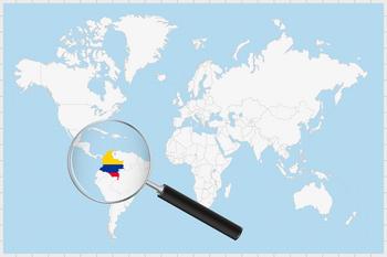 Why Colombian Stock Almacenes Exito Just Rocketed 32%: https://g.foolcdn.com/editorial/images/751132/map-of-colombia-under-a-magnifying-glass-in-flags-colors.jpg