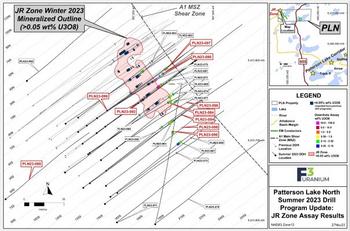 F3 Drills 2.0m of 20.6% U3O8 within 7.56% over 5.5m at JR Zone And Encounters Strongly Anomalous Boron in Sandstone at A1B: https://www.irw-press.at/prcom/images/messages/2023/72789/2023-11-27-Anormales%20Boron_PRcom.003.jpeg