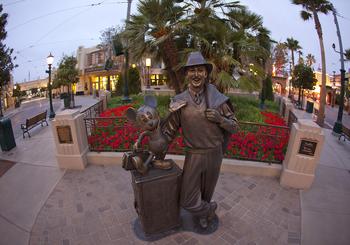 Why Disney Stock Rallied Thursday Morning: https://g.foolcdn.com/editorial/images/720095/disney-and-mickey-statue-on-buena-vista-street.jpg