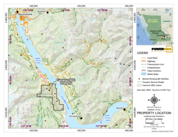 Powermax Minerals Completes Phase 2 Fieldwork at the Cameron Rare Earth Element (REE) Project, British Columbia: https://www.irw-press.at/prcom/images/messages/2025/81949/Powermax_251125_PRCOM.001.png