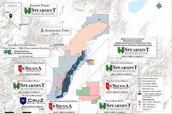 Spearmint Acquires the Clayton Ridge Project in Clayton Valley, Nevada: https://www.irw-press.at/prcom/images/messages/2023/71376/SPMT_071923_ENPRcom.001.jpeg