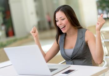 Here's the 1 Cathie Wood Stock Most Likely to Turn $100,000 Into $1 Million Over the Next 20 Years: https://g.foolcdn.com/editorial/images/747135/woman-smiling-laptop.jpg