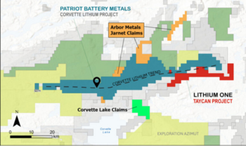 Arbor Metals schließt umfassende Spektralanalyse des Lithiumprojekts Jarnet in James Bay (Quebec) ab: https://www.irw-press.at/prcom/images/messages/2023/70905/ArborMetals_120623_DEPRCOM.001.png