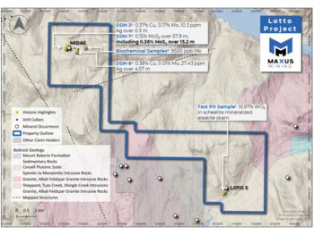 Maxus Mining Reports on Exploration Insights at the Lotto Project in British Columbia: https://www.irw-press.at/prcom/images/messages/2025/81545/Maxus_271025_PRCOM.002.png