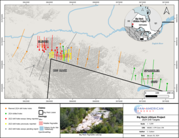 Pan American Energy Announces Further Drill Results at the Big Mack Lithium Project, Including Intersecting 22.85 m at 1.67% Li2O : https://www.irw-press.at/prcom/images/messages/2024/73469/PanAmericanEnergy_010224_PRCOM.003.png
