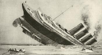 Why Cruise Stocks Sank Again on Thursday: https://g.foolcdn.com/editorial/images/685401/newspaper-illustration-of-the-sinking-of-the-lusitania-circa-1915.jpg
