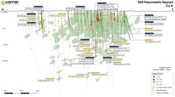 Abitibi Metals drills 13.15 metres at 4.82% CuEq in eastern drilling at the B26 deposit: https://www.irw-press.at/prcom/images/messages/2024/75605/2024-05-16-Laufende%20Bohrungen_DE_PRcom.002.jpeg