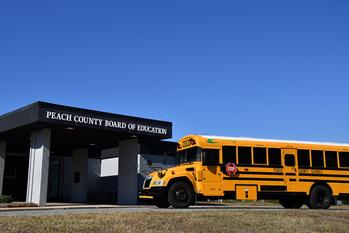 Blue Bird Donates Electric School Bus to Peach County Schools in Georgia: https://mms.businesswire.com/media/20231207907550/en/1963588/5/Peach_County_Bus_donation_2023.jpg