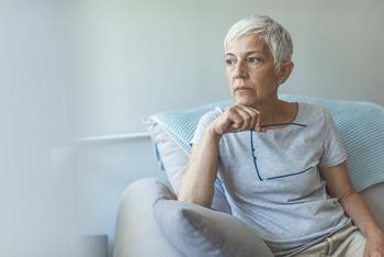 4 Reasons Early Retirement Isn't the Dream Many Expect: https://g.foolcdn.com/editorial/images/737582/retired-woman-pensive-thinking-sad.jpg