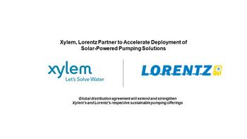 Xylem, Lorentz Partner to Accelerate Deployment of Solar-Powered Pumping Solutions: https://mms.businesswire.com/media/20230920547920/en/1895069/5/XYL_LORENTZ_Lock-Up.jpg