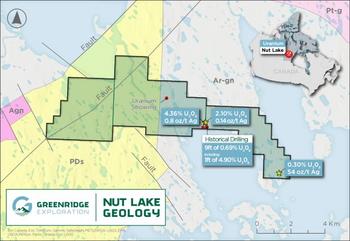 Greenridge Exploration legt technischen Bericht über sein Uranprojekt Nut Lake im Thelon-Becken, Nunavut vor: https://www.irw-press.at/prcom/images/messages/2024/74141/Greenridge_040424_DEPRCOM.001.jpeg