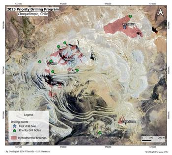 Erste Bohrung im Projekt Choquelimpie gestartet und zweites Bohrgerät eingetroffen: https://www.irw-press.at/prcom/images/messages/2025/81905/Norsemont_201125_DEPRCOM.001.jpeg