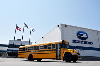 Blue Bird Premieres Next-Generation Electric School Bus at STN Expo West: https://mms.businesswire.com/media/20230711051047/en/1838292/5/Blue_Bird_Next-Generation_Vision_EV_bus_07-2023.jpg