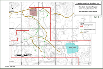 Premier American Uranium gibt vorläufige wirtschaftliche Bewertung und Aktualisierung der Mineralressourcen für das Uranprojekt Cebolleta bekannt mit einer Übersicht über die Wirtschaftlichkeit des Projekts: https://www.irw-press.at/prcom/images/messages/2025/81607/301025_DE_PUR_PremierAMerican.003.png