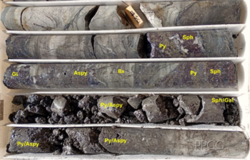 Kingsmen Drills a New Discovery of High Grade Silver and Gold Mineralization (931 g/t Silver Equivalent with 1.28 g/t Gold over 1.60 Meters (156.4-158.0m)): https://www.irw-press.at/prcom/images/messages/2025/82052/Kingsmen_Resources_Dec3_MJP_PRcom.006.png