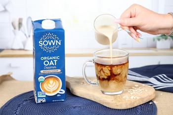 SunOpta Launches Newest Flavor in its SOWN® Organic Oat Creamer Lineup, Introducing Brown Sugar Organic Oat Creamer: https://mms.businesswire.com/media/20230911377086/en/1885739/5/SOWN_Brown_Sugar_Lifestyle_Image.jpg