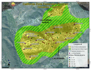 Aztec Continues to Expand the Cervantes Project California Zone with Additional Intersections of Broad and Shallow Oxide Gold Mineralization : https://www.irw-press.at/prcom/images/messages/2024/73420/Aztec_300124_PRCOM.001.png