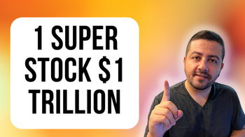 1 Super Stock That Could Join Apple, Microsoft, Nvidia, Amazon, and Google in the $1 Trillion Club: https://g.foolcdn.com/editorial/images/739842/1-super-stock-1-trillion.png