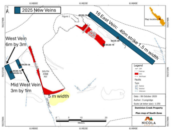 Dominion Gold Project Assays Return Up to 113 Grams / 3.65 Oz Gold per Tonne: https://www.irw-press.at/prcom/images/messages/2025/81747/NicolaMining_101125_PRCOM.001.png