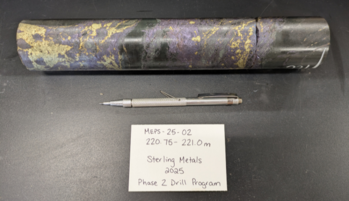 Sterling Metals Announces High-Grade Copper Discovery at the Soo Copper Project Intersecting 262.5m of 1.05% CuEq, Including 68.3m of 3.25% CuEq and 9.3m of 19.8% CuEq from Near Surface: https://www.irw-press.at/prcom/images/messages/2025/81204/09-29-25SterlingRelease_Updated_Press_Release_September(Final)_PRcom.002.png