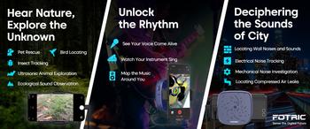 FOTRIC präsentiert den TD2 Geek – den weltweit ersten akustischen Bildgeber für Smartphones, mit dem sich Schall sichtbar machen lässt, ohne den Smartphone-Akku zu beanspruchen: https://ml.globenewswire.com/Resource/Download/5219f8f2-ac32-48a8-b8f6-8b1361e9ae8c/image3.jpeg