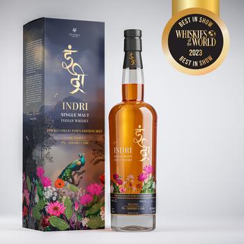 Indri Becomes ‘The Best Whisky In The World’: Wins ‘Best in Show Double Gold’ at Whiskies of the World Awards 2023: https://mms.businesswire.com/media/20230920194295/en/1895056/5/Indri_Diwali_Collector%27s_Edition_2023_Image_1.jpg