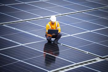 Why Solar Stocks First Solar, SunPower, and Sunnova Rocketed Higher Today: https://g.foolcdn.com/editorial/images/778325/engineer-inspects-solar-panels.jpg