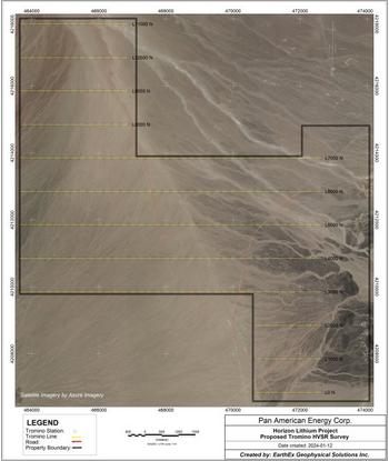 Pan American Energy beauftragt EarthEx Geophysical mit einer 2D-seismischen Messung im Lithiumprojekt Horizon : https://www.irw-press.at/prcom/images/messages/2024/73299/PanAmerican_180124_DEPRCOM.001.jpeg