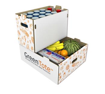 DS Smith Removes Over 313 Million Pieces of Problem Plastic in Two Years: https://mms.businesswire.com/media/20220728005389/en/1527576/5/GreenTote_w_produce_white_large.jpg