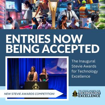 Jetzt für Nominierungen offen: Die erste Ausgabe der Stevie® Awards für herausragende technologische Leistungen: https://ml.globenewswire.com/Resource/Download/e81ba393-73b6-437c-805e-5ff262ab1934/image1.jpg