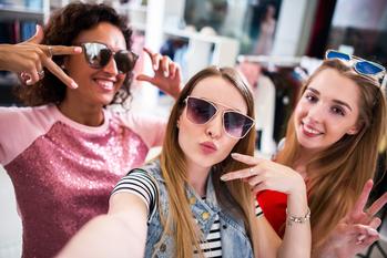 Where Will Target Stock Be in 5 Years?: https://g.foolcdn.com/editorial/images/835821/teen-shoppers-selfie.jpg