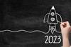 Most Space Stocks Crashed in 2022. These 3 Could Fly in 2023.: https://g.foolcdn.com/editorial/images/716597/blackboard-drawing-of-a-rocket-launching-labeled-2023.jpg