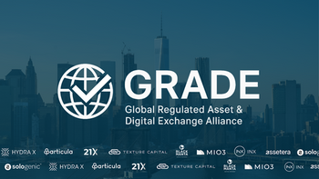 Regulierte Digital-Asset-Plattformen starten GRADE, um einen globalen „Pass“ für tokenisierte Wertpapiere zu schaffen: https://ml.globenewswire.com/Resource/Download/2ef2261a-525f-4a26-85ca-0b29c45e5ba2/image1.png