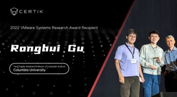 CertiK Mitbegründer Professor Ronghui Gu wird mit VMware Systems Research Award geehrt: https://ml-eu.globenewswire.com/Resource/Download/9613283b-54df-4209-9abf-36f43209e945
