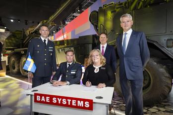 Sweden Awards BAE Systems $ 500 Million Contract for Additional 48 ARCHER Artillery Systems: https://mms.businesswire.com/media/20230913230082/en/1889186/5/ARCHER_Contracts_signing_-_09122023.jpg