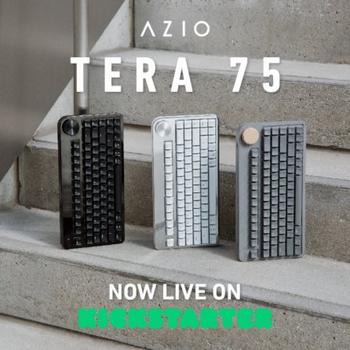 AZIO Launches Tera 75 Keyboard, a Mechanical Keyboard With Interchangeable Design Materials - Now Live on Kickstarter: https://www.irw-press.at/prcom/images/messages/2023/70580/AzioCorporationNR755394for05162023.001.jpeg