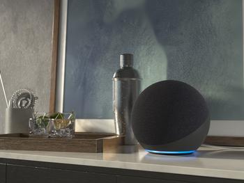 With More Than 500 Million Devices Sold, Amazon Vows to Bring ChatGPT-Type AI to Alexa: https://g.foolcdn.com/editorial/images/733003/echo-charcoal-sidetable.jpg