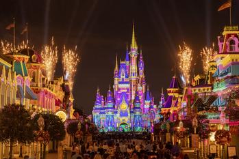 Where Will Disney Stock Be in 1 Year?: https://g.foolcdn.com/editorial/images/720568/dis-magic-kingdom-night.jpeg