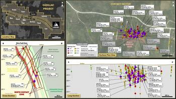 Cartier Cuts 16.2 g/t Au over 3.5 m included in 5.9 g/t Au over 11.0 m at Contact (Cadillac); Extends Multiple High-Grade Gold Zones Near Surface: https://www.irw-press.at/prcom/images/messages/2025/82028/ECR_1202025_ENPRcom.001.jpeg