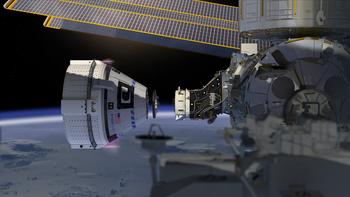 Should Boeing Abandon Its Starliner Spaceship?: https://g.foolcdn.com/editorial/images/736270/artists-depiction-of-boeing-cst-100-starliner-docking-with-the-international-space-station-is-boeing.jpg